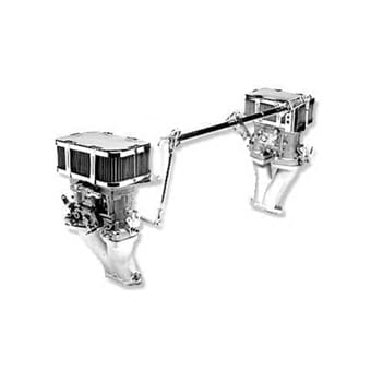 Weber Dual 48 IDF, Linkage, Type I Carburetor Kit with Air Cleaners