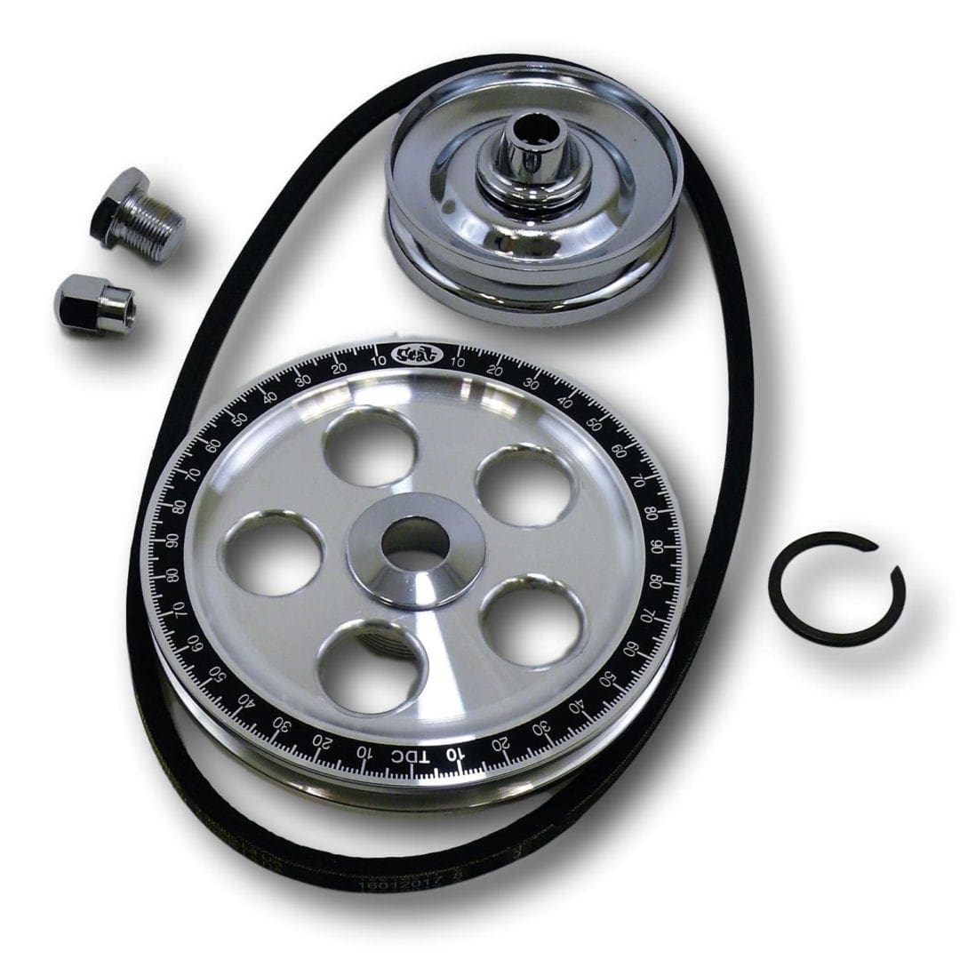 Scat Degree Crank Pulley, Black Numbers Standard Diameter By Scat 80227