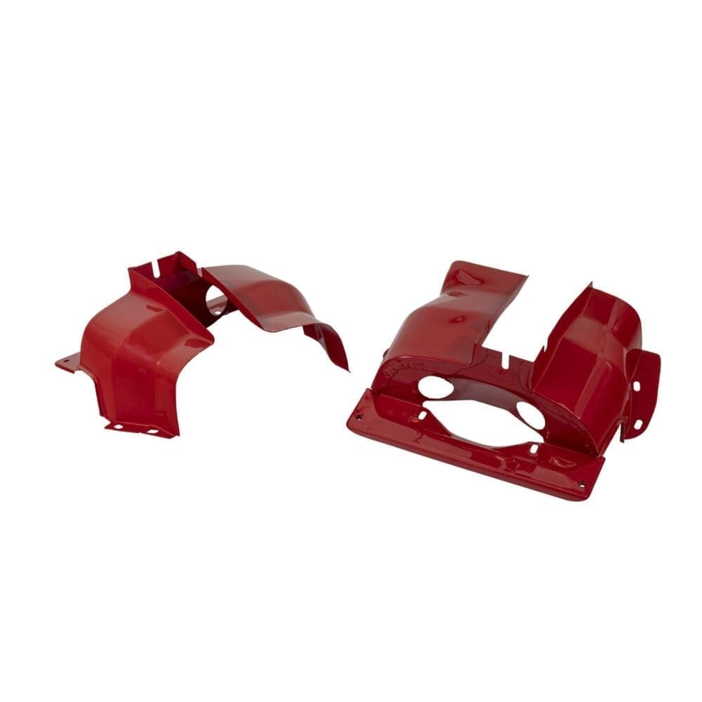 Cylinder Covers Dual-Port - Red Powder Coating