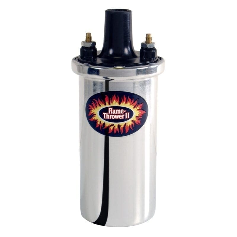 Chrome FLAME-THROWER® II Coil - 45,000 volts