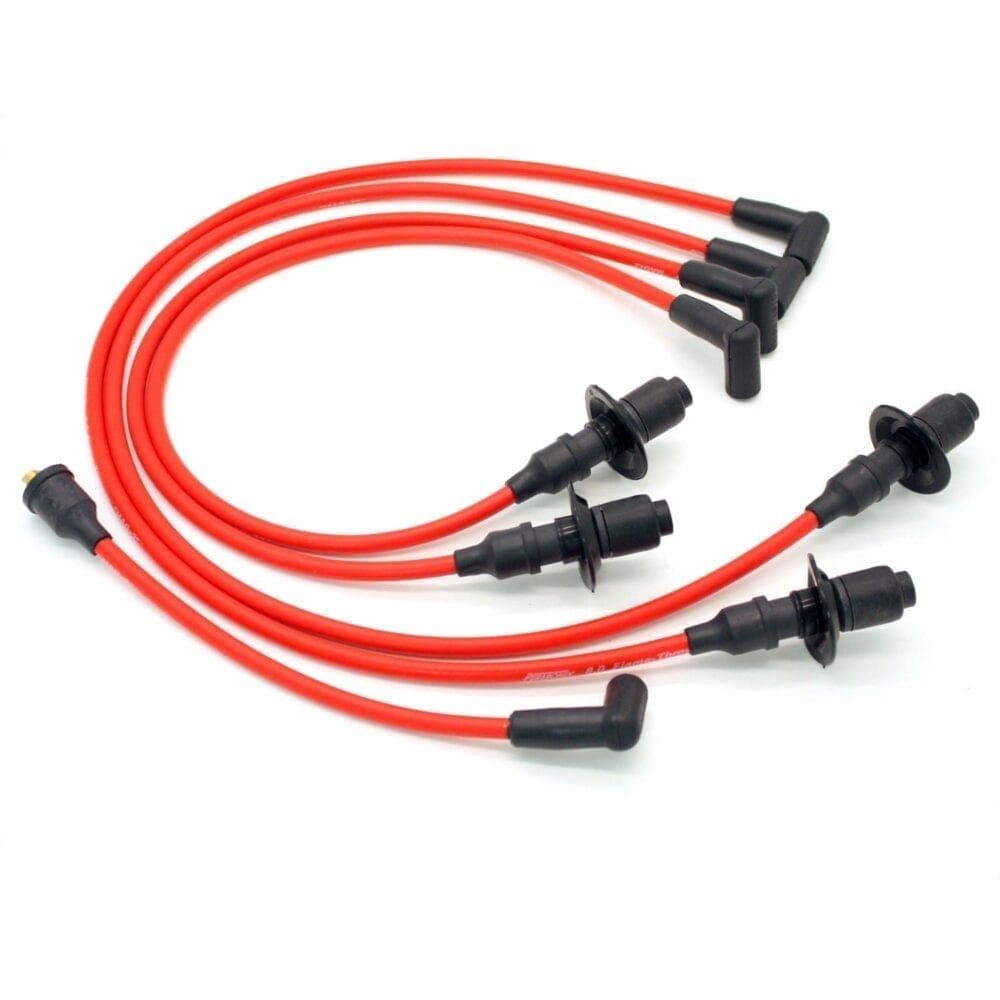 Flame-Thrower Spark Plug Wires 4 cyl 8mm VW Male Cap