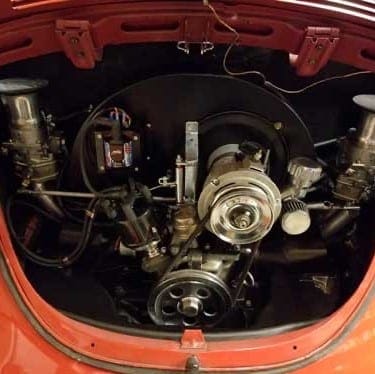 1974 Super Beetle engine