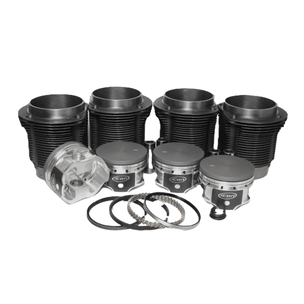 94 x 86 ICON Forged 4032 Piston Kit – Pistons, Rings, Clips & Pins